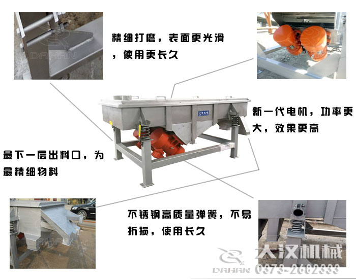 玉米籽振動篩特點